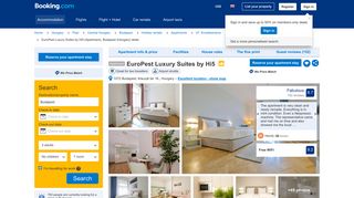 Apartment EuroPest Luxury Suites by Hi5, Budapest, Hungary ...