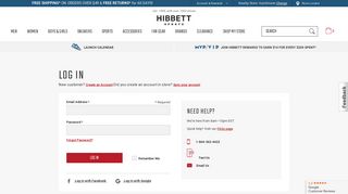 Customer Account - Hibbett Sports