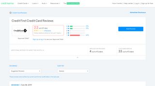 Credit First Credit Card Reviews | Credit Karma