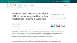 AuctionTime.com, Auction Flex & HiBid.com Announce Upcoming ...