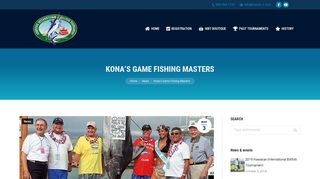 Kona's Game Fishing Masters – Hawaii Billfish Tournament