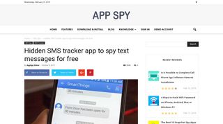 Hidden SMS tracker app to spy text messages for free - AppSpy