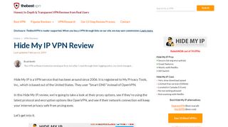 Hide My IP VPN Review - Despite Being Fast, They Log Your Data...