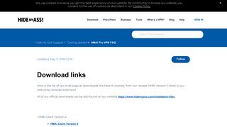 Download links – Hide My Ass! Support