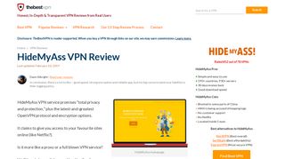 HideMyAss Review - Good VPN Option In 2019? Nope... - The Best VPN