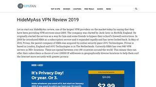 HideMyAss VPN Review 2019 - VPN Fan