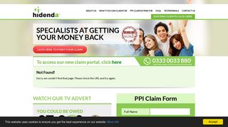 Tracking - Hidenda - Specialists at Getting Your Money Back
