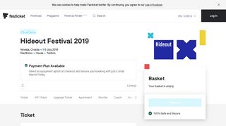 Hideout Festival 2019 Tickets, Accommodation and Extras - Festicket