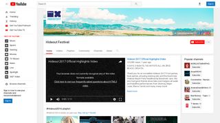 Hideout Festival - YouTube