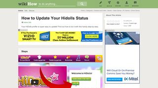 How to Update Your Hidolls Status: 6 Steps (with Pictures)