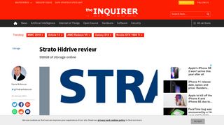 Strato Hidrive review | TheINQUIRER