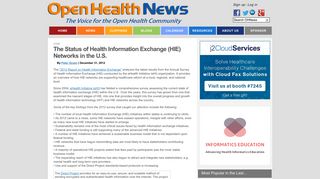 The Status of Health Information Exchange (HIE) Networks in the U.S. ...