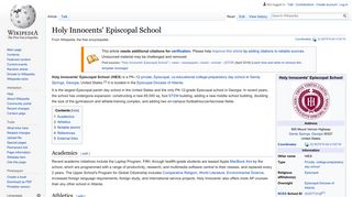 Holy Innocents' Episcopal School - Wikipedia