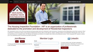 Housing Inspection Foundation - HIF