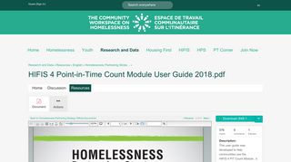HIFIS 4 Point-in-Time Count Module User Guide 2018.pdf ...