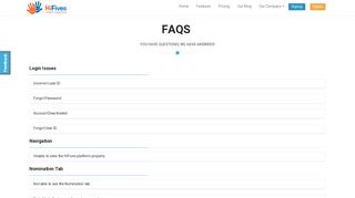 FAQs - HiFives employee rewards and recognition software.
