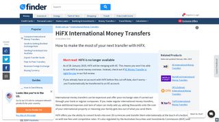 HiFX International Money Transfers - Send Money Overseas