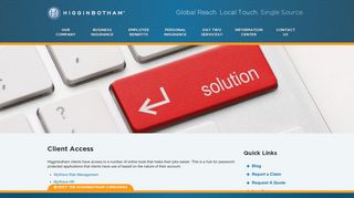 Client Access | Higginbotham