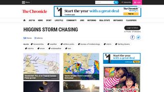 Latest higgins storm chasing articles | Topics | Chronicle