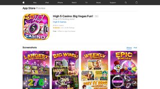 High 5 Casino: Big Vegas Fun! on the App Store - iTunes - Apple