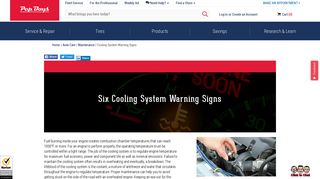 6 Cooling System Warning Signs - Pep Boys