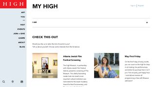 My High – High Museum of Art
