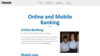 Online and Mobile Banking | Pinnacle Financial Partners