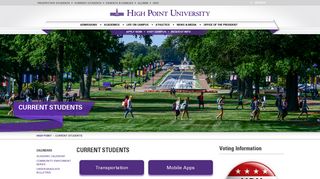 Current Students | High Point University | High Point, NC