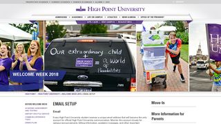 Email Setup | High Point University | High Point, NC