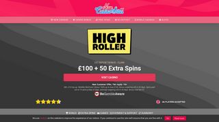 High Roller Casino | Top up £100 and play with £200 + 50 Extra Spins!