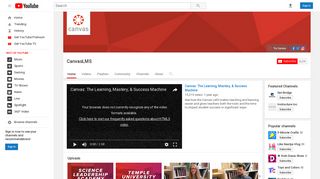 CanvasLMS - YouTube