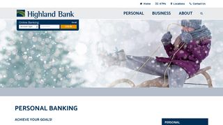 Personal Banking at Highland Bank: Your Trusted Financial Partner
