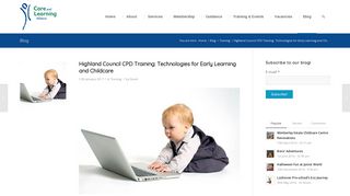 Highland Council CPD Training: Technologies for Early Learning and ...