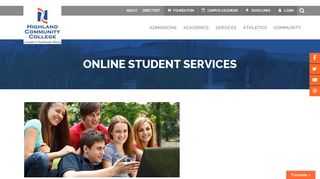 Online Student Services - Highland Community College