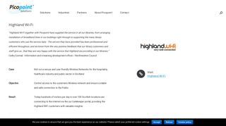 Highland Wi-Fi - Picopoint Solutions