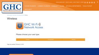 Wireless Instructions - www2 - Georgia Highlands College