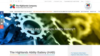 Highlands Ability Battery (HAB) Assessment - The Highlands Co.