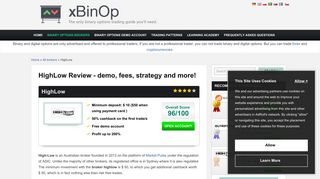 HighLow 2019 Traders' honest review - find out more | x Binary Options
