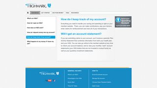 How do I keep track of my account? - highmarkblueshield-hsa.com