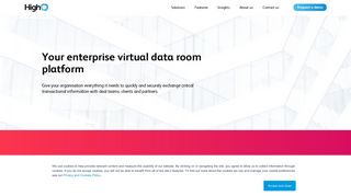 Virtual data rooms - HighQ