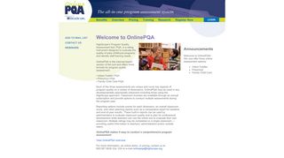 Welcome to OnlinePQA.net