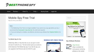 Mobile Spy Free Trial - Spy Apps