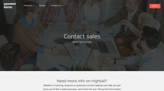 Contact us | Hightail