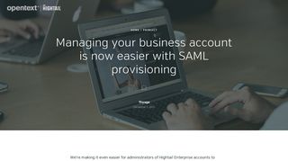 Managing your business account is now easier with ... - Hightail Blog