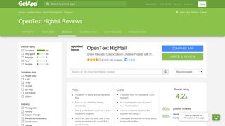 OpenText Hightail Reviews - Ratings, Pros & Cons, Analysis and more ...