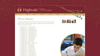 Parent Newsletter – Highvale Secondary College