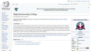 Highvale Secondary College - Wikipedia