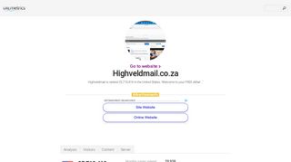 www.Highveldmail.co.za - Welcome to your FREE eMail ... - urlm.co