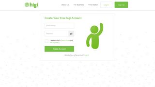 Create Account - higi