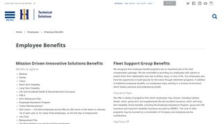 Employee Benefits - HII Technical Solutions